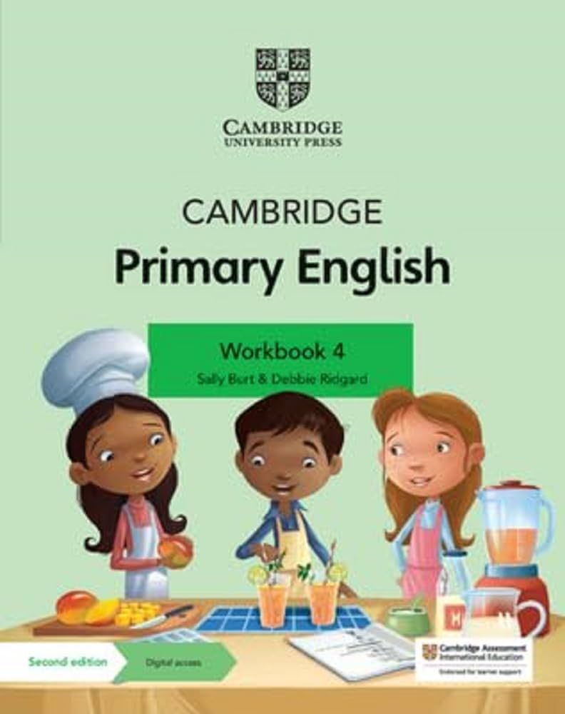 Обложка книги Cambridgess Primary English Workbook 4 with Digital Access (1 Year)